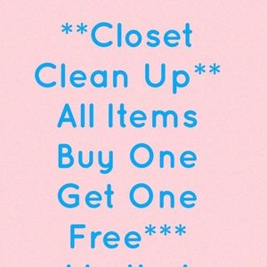 Any item BOGO